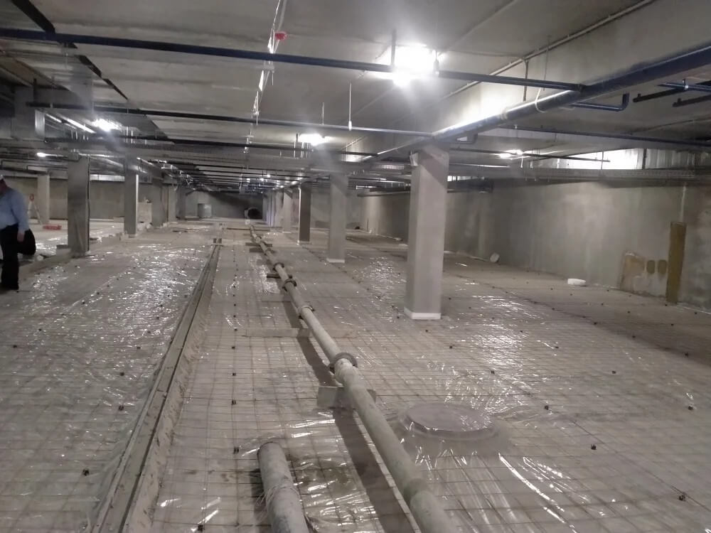 Подземный паркинг ЖК Маршал АСК ход строительства