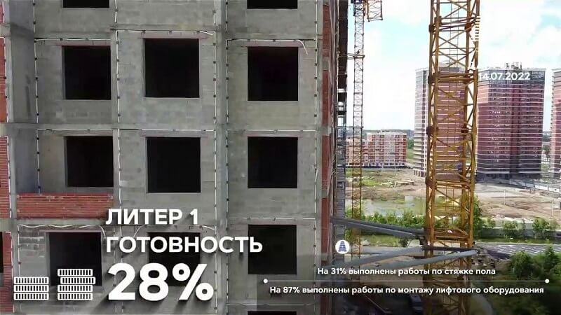 Фото отчет о ходе строительства ЖК Новелла июль 2022 (10)