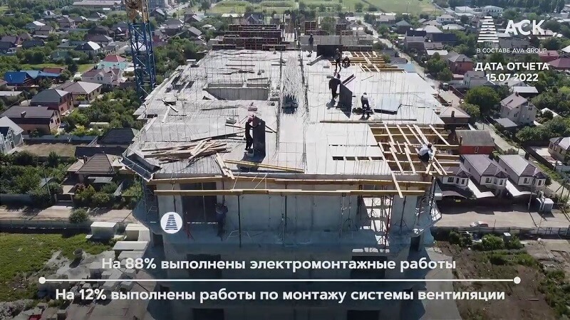Фото отчет о ходе строительства ЖК Зеленодар июль 2022 (1)