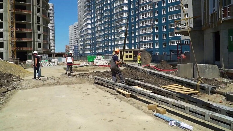 Фотоотчет от ходе строительства ЖК Фонтаны июнь 2022 (8)