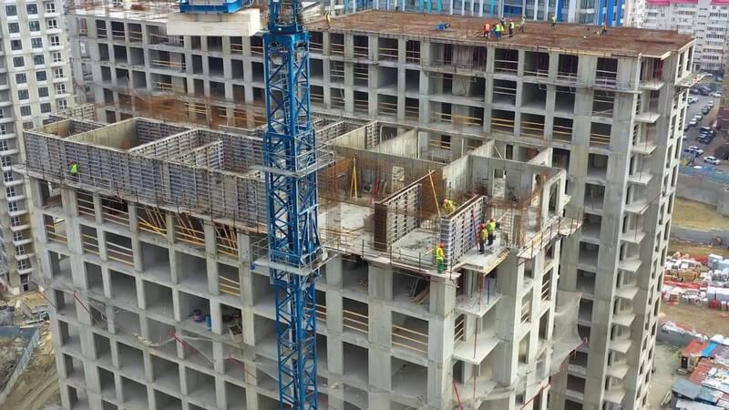 Фотоотчет о ходе строительства ЖК Босфор март 2022-04
