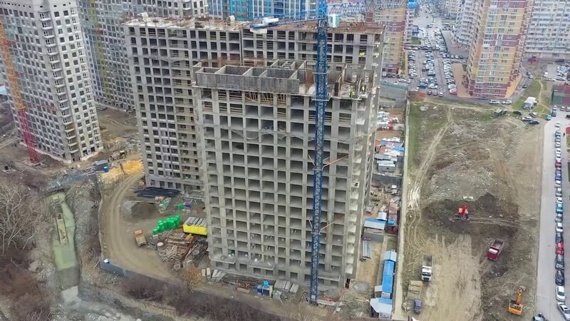 Фотоотчет о ходе строительства ЖК Босфор март 2022-08