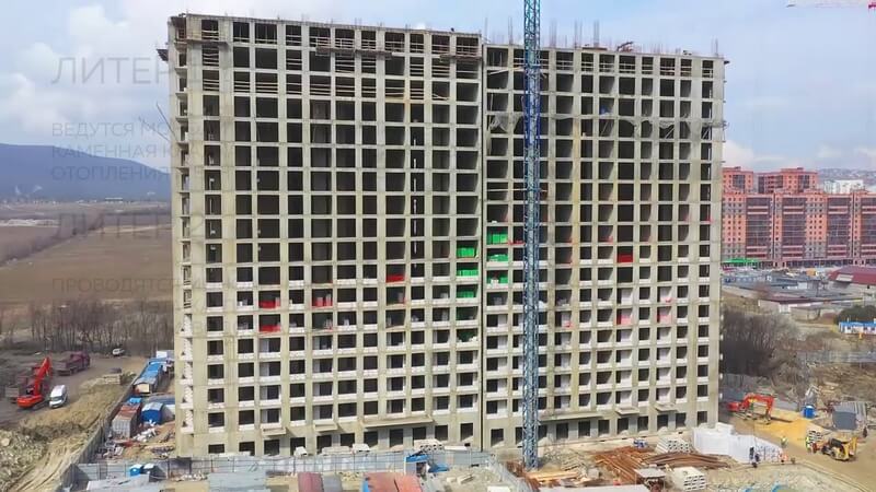 Фотоотчет о ходе строительства ЖК Босфор март 2022-10