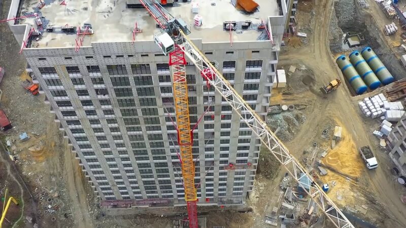 Фотоотчет о ходе строительства ЖК Босфор март 2022-13