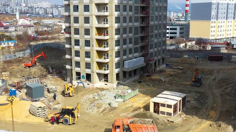 Фотоотчет о ходе строительства ЖК Босфор март 2022-15