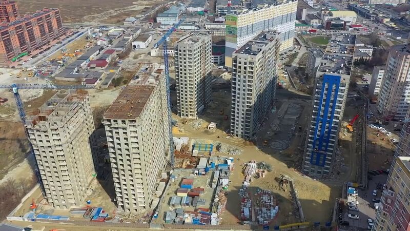 Фотоотчет о ходе строительства ЖК Босфор март 2022-25