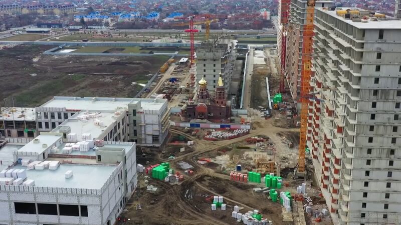 Фотоотчет о ходе строительства ЖК Родные просторы 2022-25