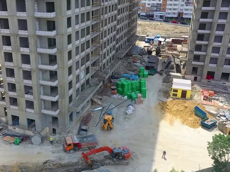 Фото отчет о ходе строительства ЖК Босфор июнь 2022 (4)
