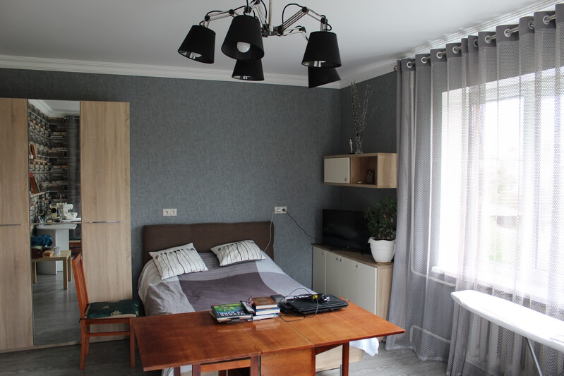 Фото спальни готового дома в Краснодаре 214 м2 (6)