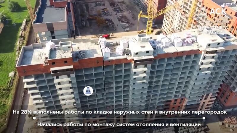 Фото отчет о ходе строительства ЖК Смородина август 2022 (4)