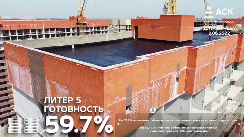Фото отчет о ходе строительства ЖК Смородина июнь 2022 (1)