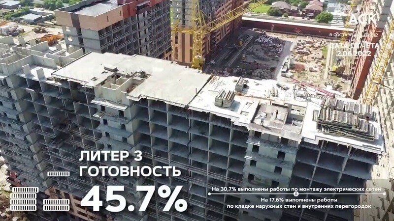 Фото отчет о ходе строительства ЖК Смородина июнь 2022 (6)